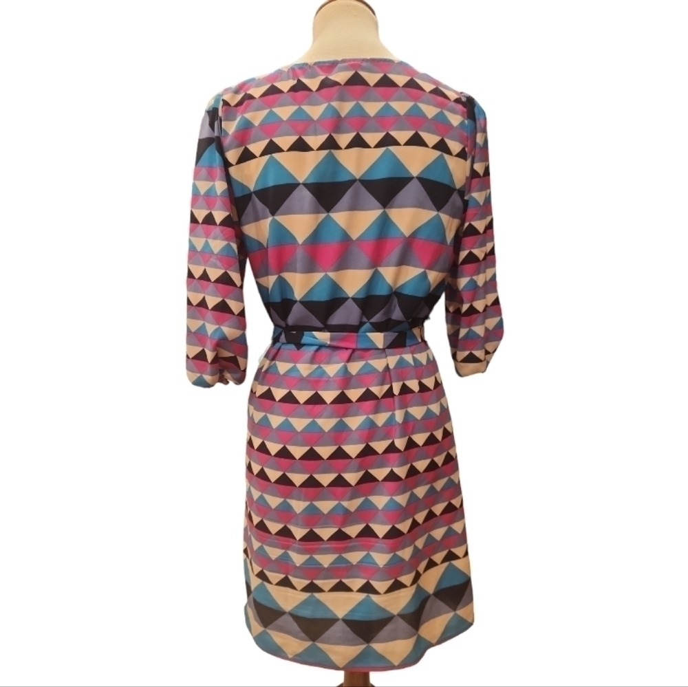 Needle & Thread Geometric Belted Dress - Picture 2 of 6
